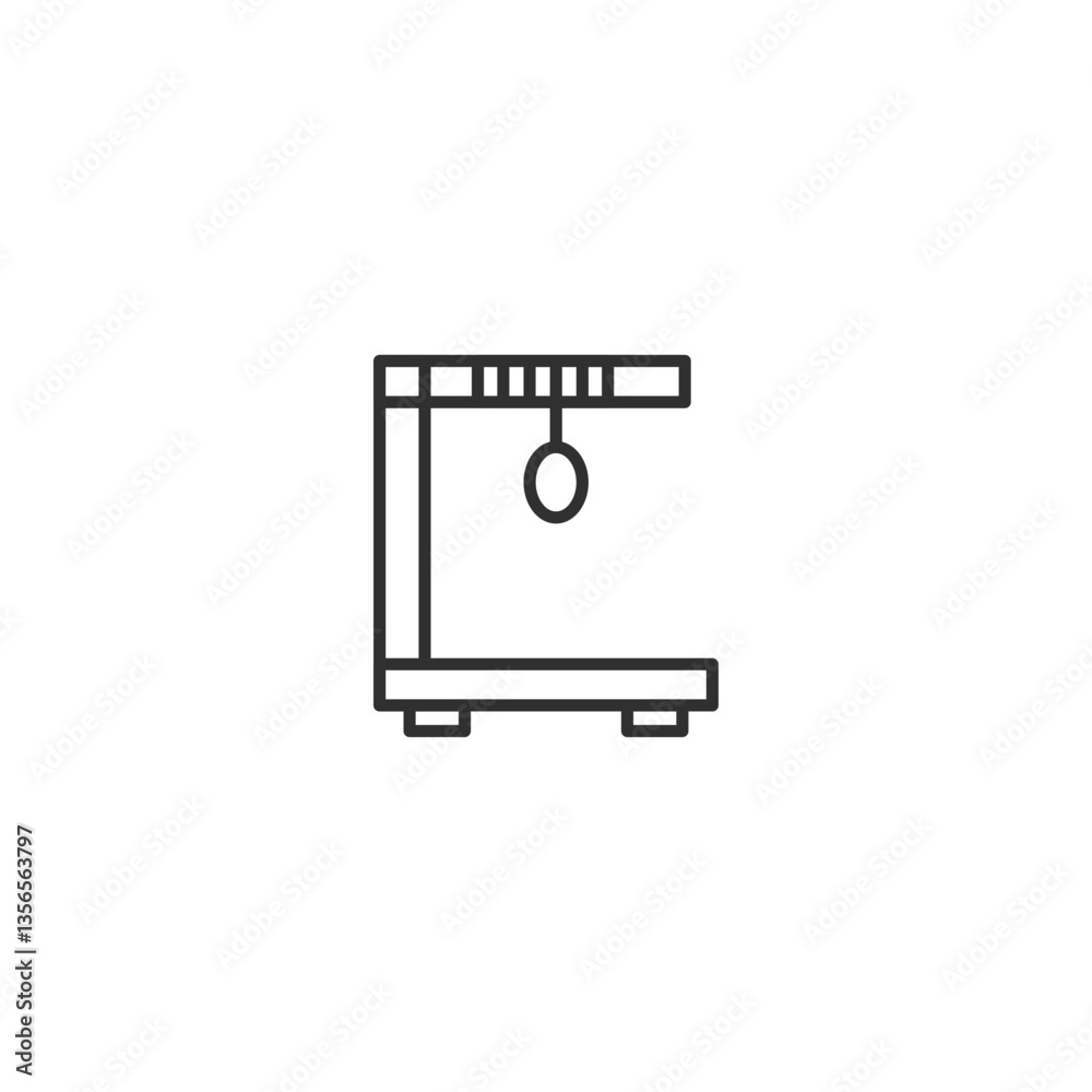 Modern linear projector screen icon for presentations and meetings. Modern linear projector screen icon for presentations and meetings.