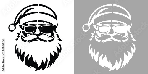 Santa Claus Stencil | Christmas DIY Spray Paint & Laser Cut Template