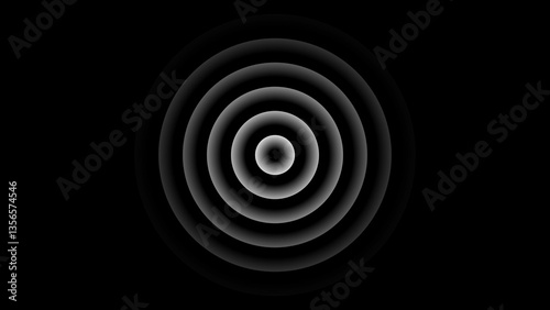 cyan color Technology Radio waves screen illustration . Communications Tower Icon illustration .Technology Radio wave signal icon on a black background.