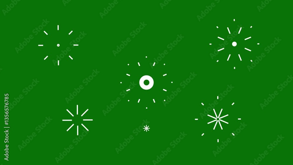 4K Circle Burst and Firework Animation with Shiny Line Effects and Geometric Blasts for Green Screen 4K Circle Burst and Firework Animation with Shiny Line Effects and Geometric Blasts for Green Screen
