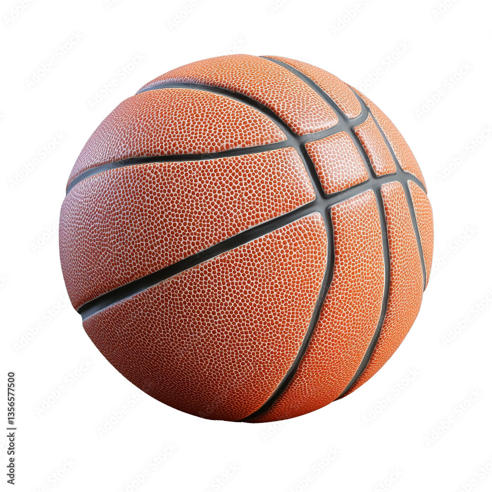 Fototapeta premium Basketball ball isolated on transparent background