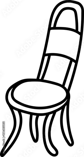 Hand Drawn Line Chair