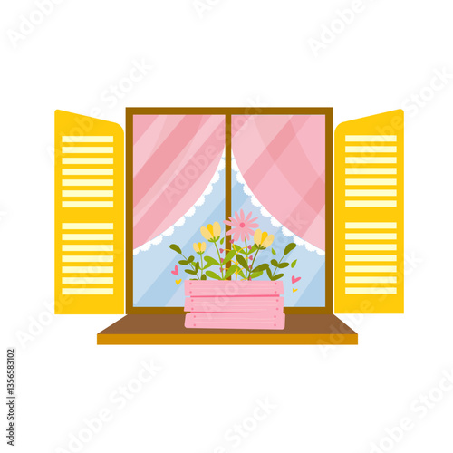 window spring time