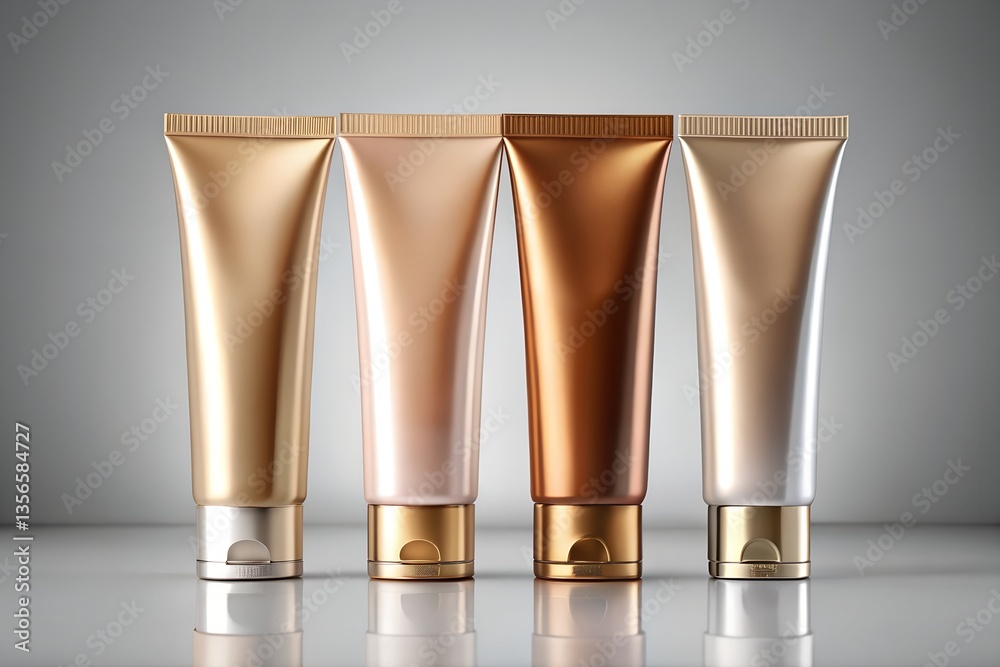 cosmetic tube mockups perfect for showcasing your packaging design. High-quality product photography