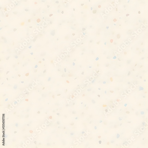 A confetti terrazzo with colorful speckles on a light pastel background, Ai Generated