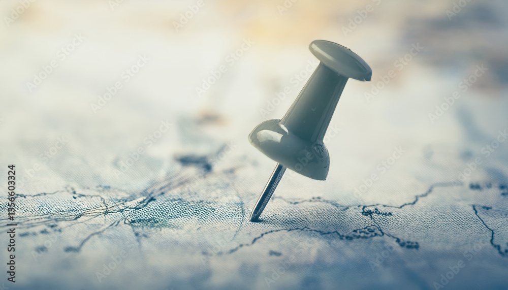 Pin on a landscape map Pin on a landscape map