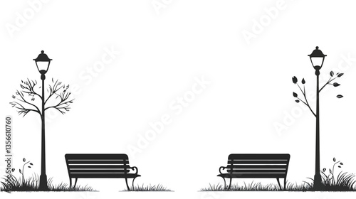 Park - Black and White - Basic Minimal Design