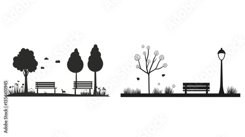 Park - Black and White - Basic Minimal Design
