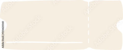 Blank Vintage Ticket Design