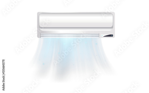 Png Air conditioner cooling with a fresh breeze and ventilation system providing filtration and clean air purification, PNG Cold chill wind brings freshness, supported by a dynamic jet stream png 
