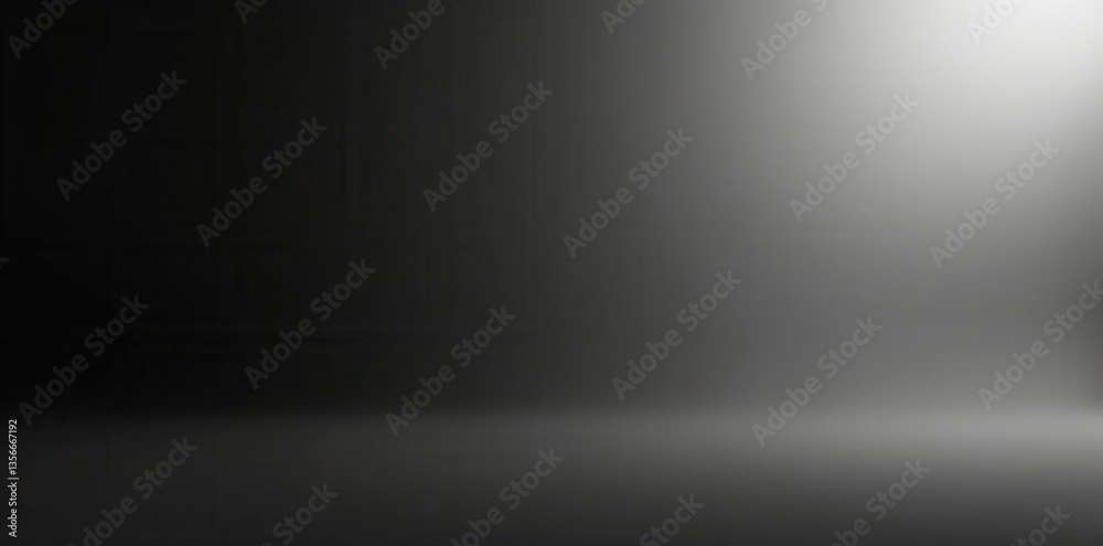 Seamless grayscale gradient, smooth transition from black to white, photo, dark, seamless