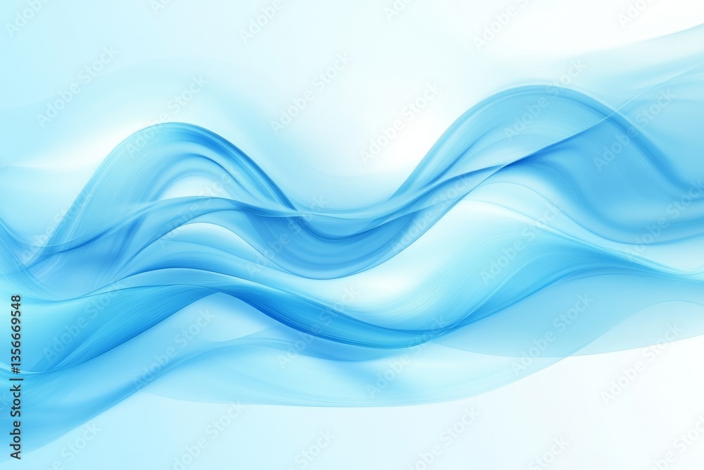 Fototapeta premium A blue abstract background featuring a vibrant composition of dynamic shapes suitable for graphic design and presentations