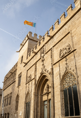 La Lonja de la Seda, a UNESCO World Heritage Site, showcases stunning Gothic architecture. Once a silk trading hub, it remains a symbol of Valencia’s rich commercial history. (The Silk Exchange)