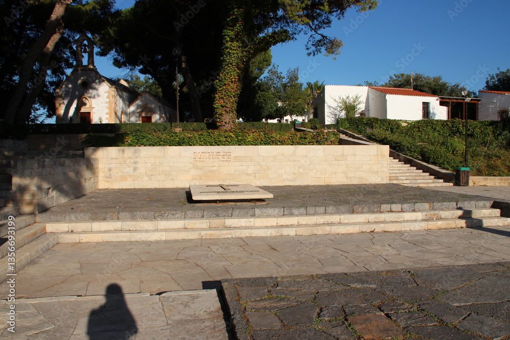venizélos' tomb in chania in crete in greece