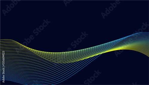 abstract background design template, with line art design characteristics, black background

