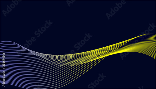 abstract background design template, with line art design characteristics, black background


