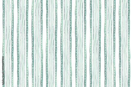 Painted Watercolour Stripes Pattern with Dotted Lines and Solid. Modern Design that Repeats Seamlessly, creative striped pattern for wallpaper and textile prints.
