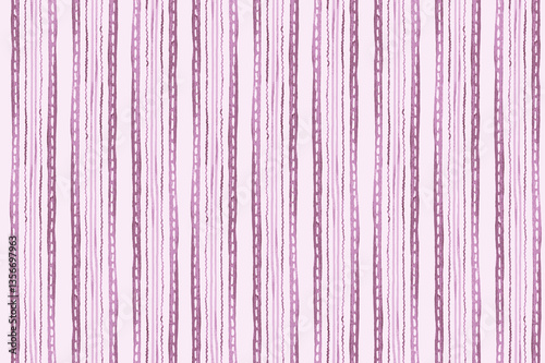 Painted Watercolour Stripes Pattern with Dotted Lines and Solid. Modern Design that Repeats Seamlessly, creative striped pattern for wallpaper and textile prints.