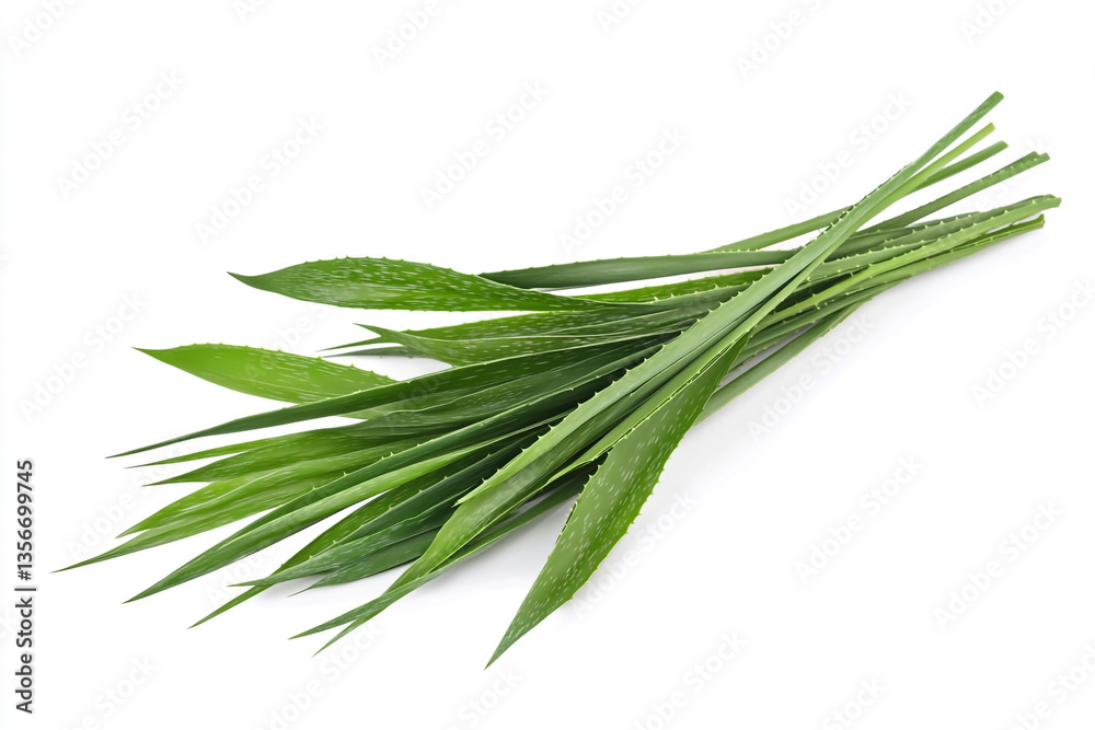 Fototapeta premium Aloea vera isolated on white background.