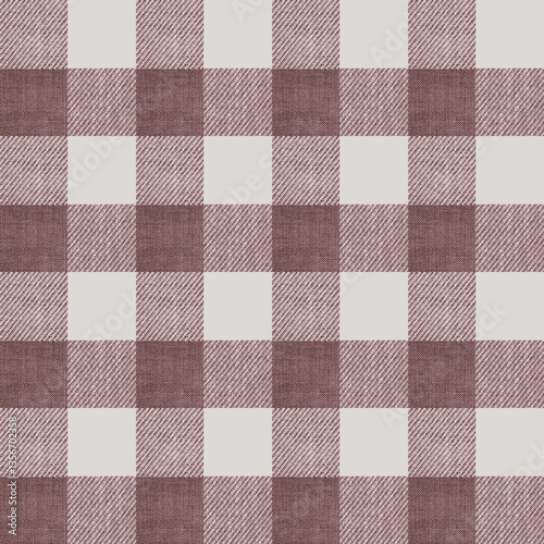 Gingham check plaid pattern in soft colour for tablecloths, wrapping paper,napkin, blanket, scarf. Seamless bright monochrome gingham tartan check vector illustration for spring summer fashion textile
