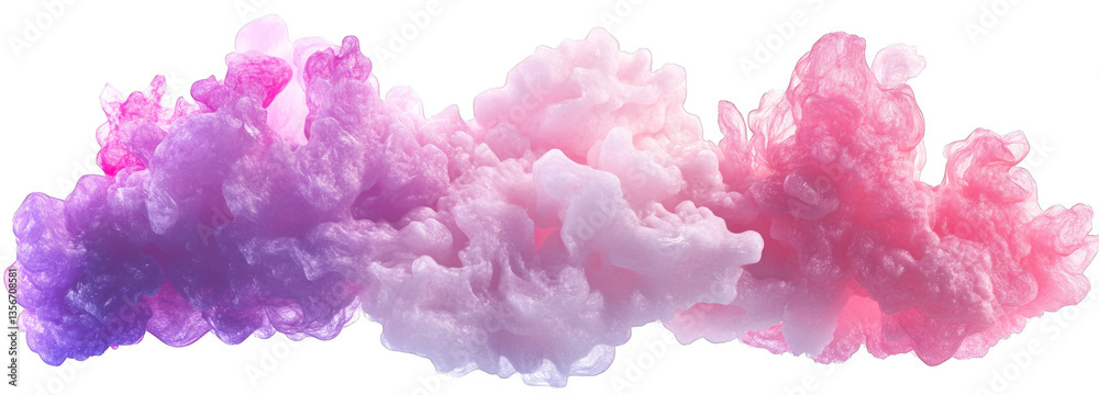Fototapeta premium Colorful Smoke Cloud
