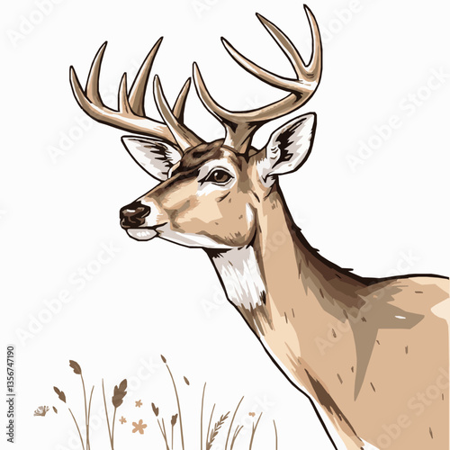 deer with antlers