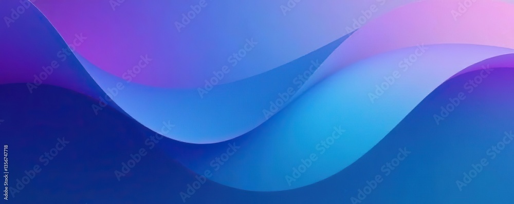 Fototapeta premium abstract blue colorful gradient background with vibrant shades of blue, purple, and teal, background, blue