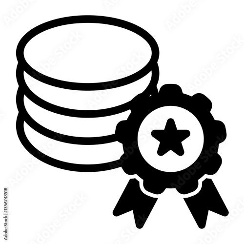 Data Quality Icon Mixed Style for Credibility Pack Icon Themes