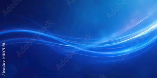Abstract background with vibrant blue motion blur streaks,  soft,  background