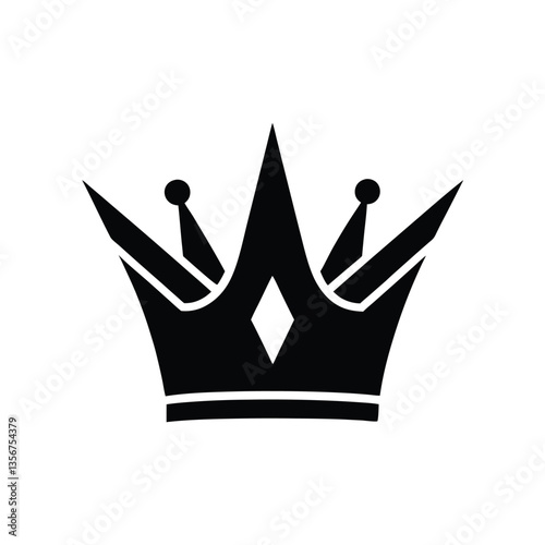 crown icon vector illustration