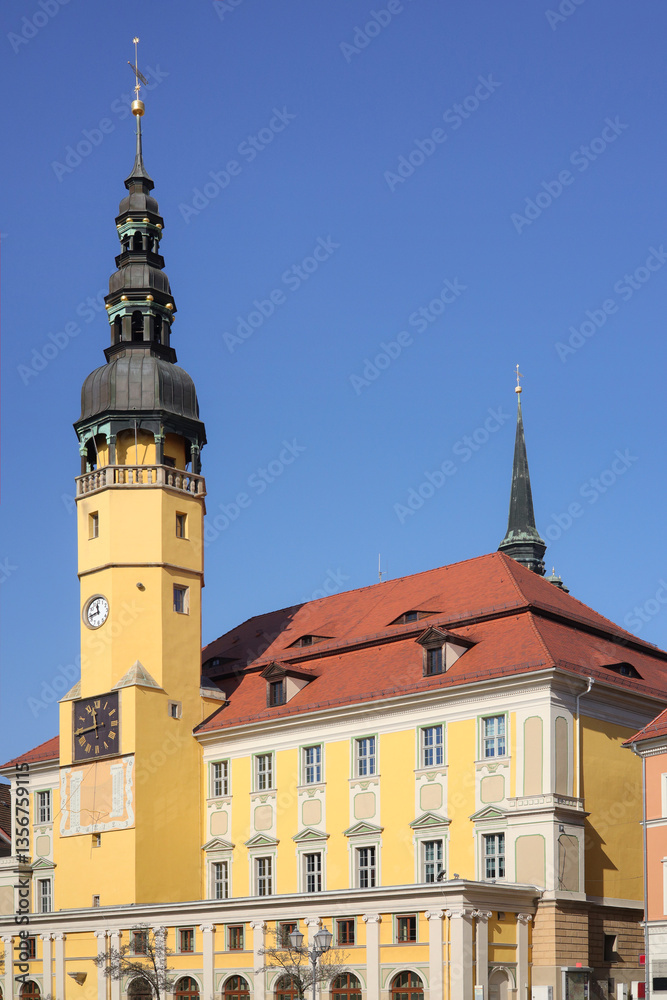 Obraz premium Close up from the Town Hall of Bautzen - Germany