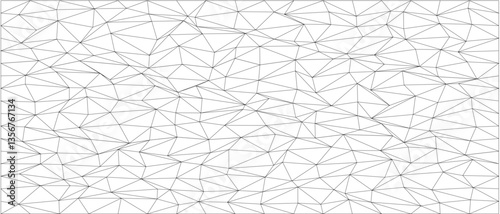 Abstract geometric chaos pattern with triangular shapes for modern design and background concepts.