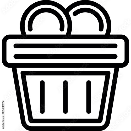 Vegetable Basket Icon