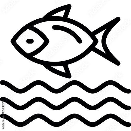 Fish Farm (Aquaculture) Icon