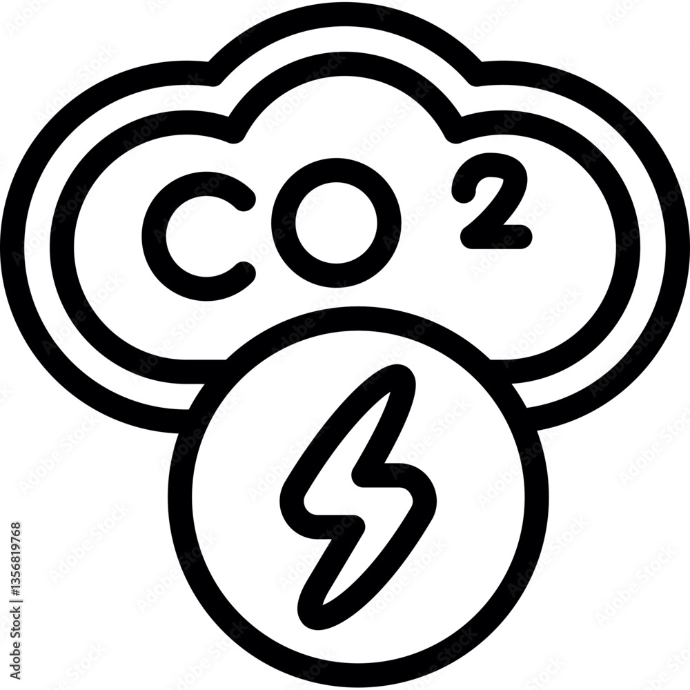 Carbon Credit Icon Carbon Credit Icon