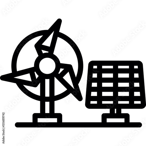 Wind Farm Icon