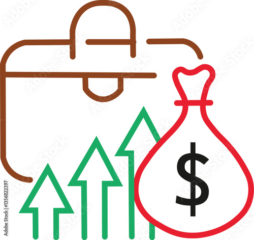 Money crime sign. Fraud line icon. Accounting offense symbol. Fraud line sign