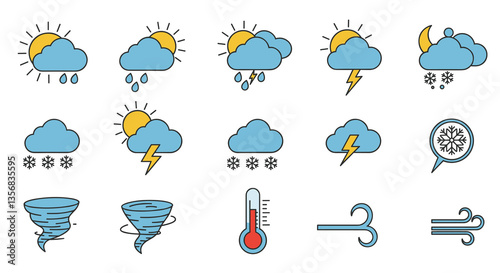 Climate and Weather Condition Icons