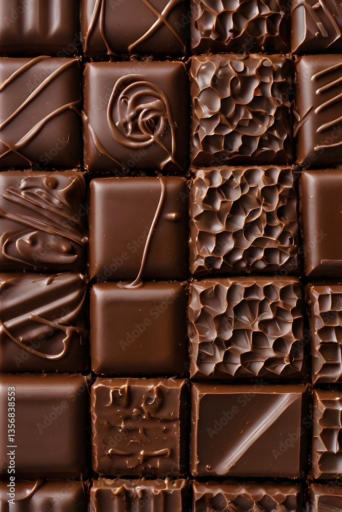 Obraz premium Texture of chocolate
