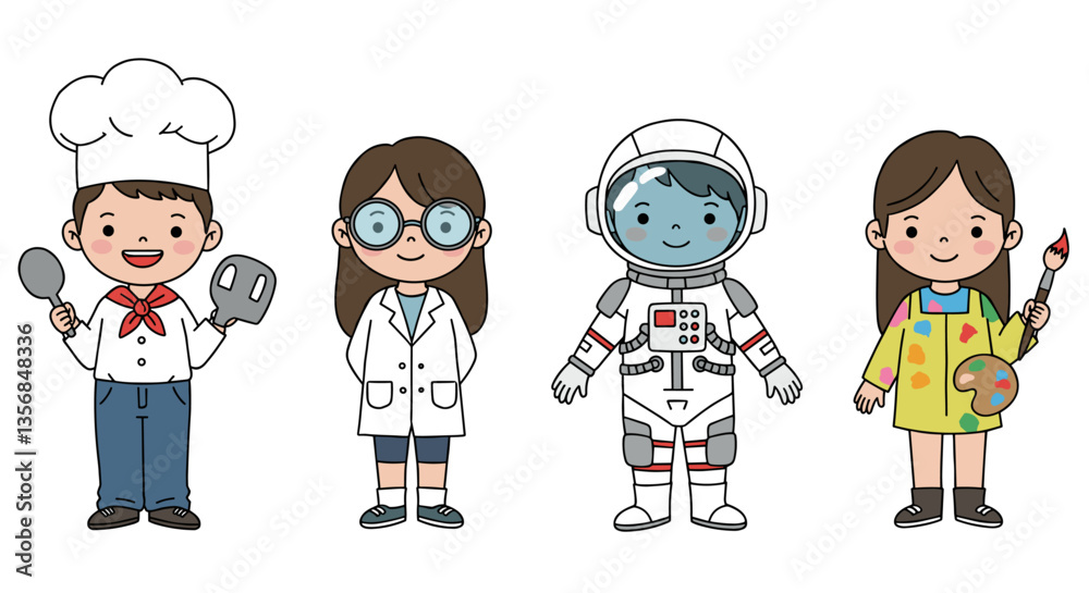 Space and Science Related Professions Characters Space and Science Related Professions Characters