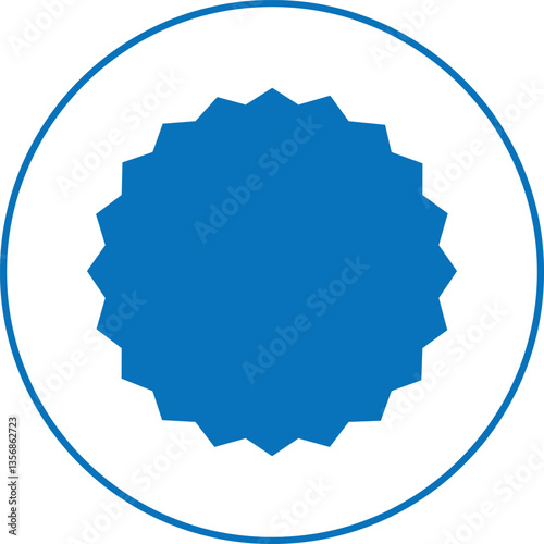 Badge icon vector