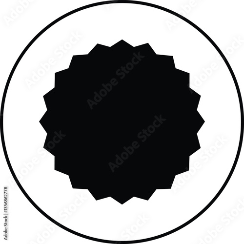 Badge icon vector