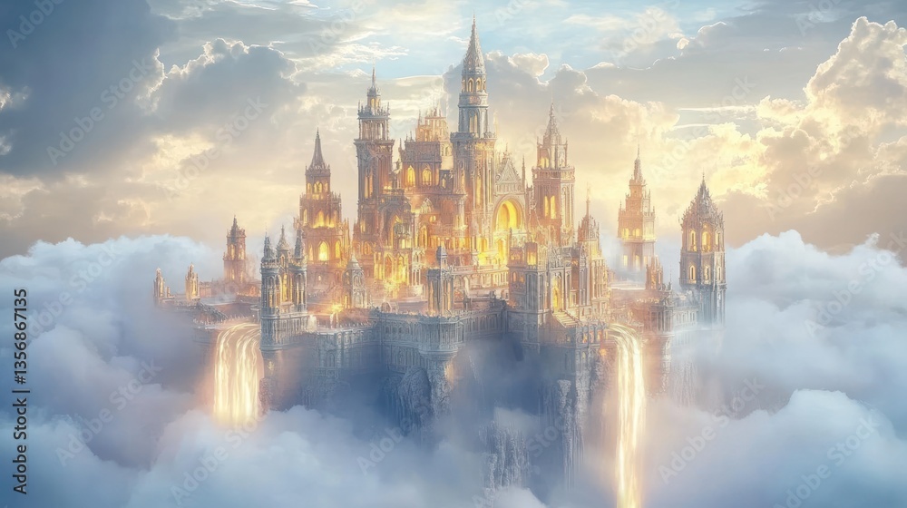 Heavenly Citadel: A Golden City in the Clouds Heavenly Citadel: A Golden City in the Clouds