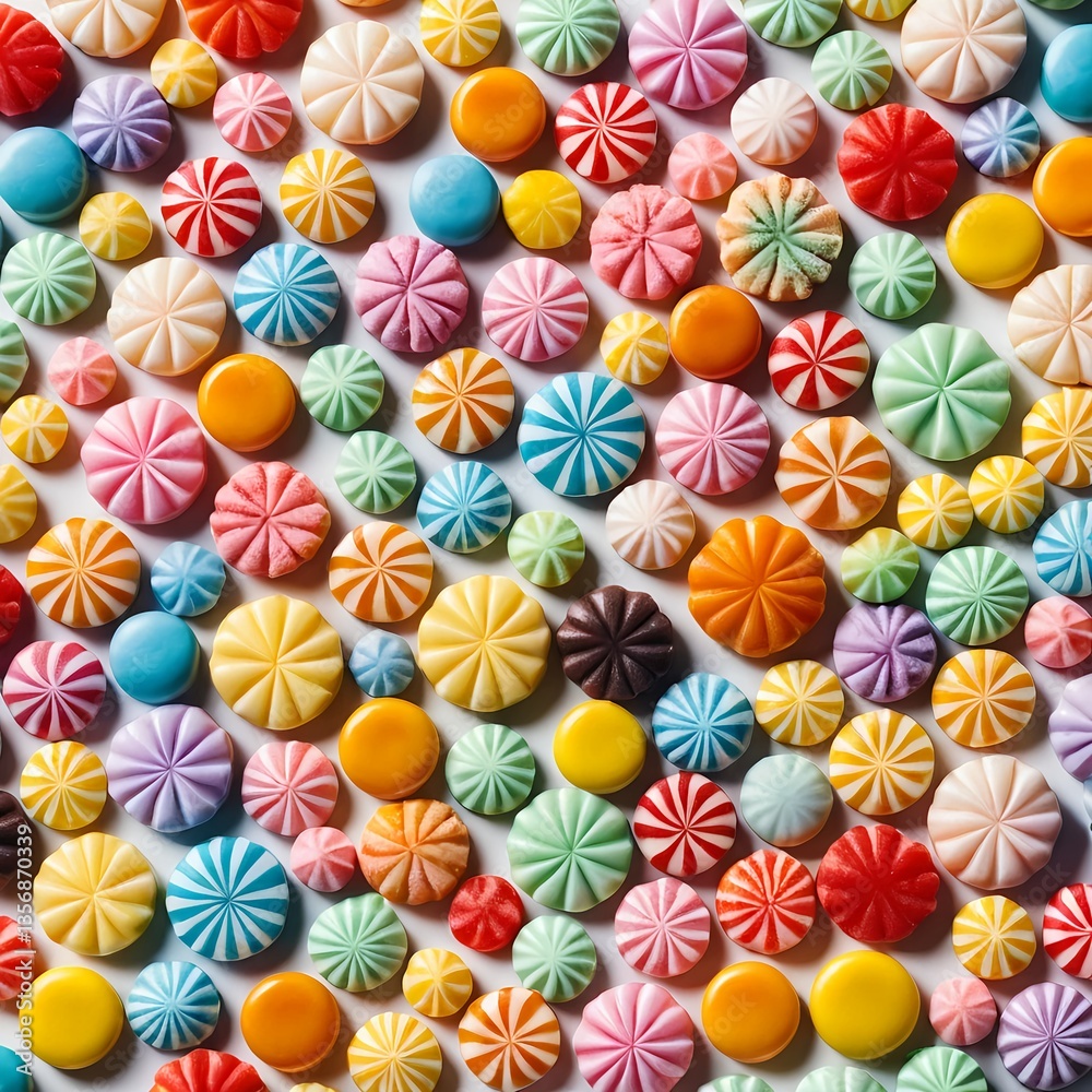 Fototapeta premium Colorful Candy Background