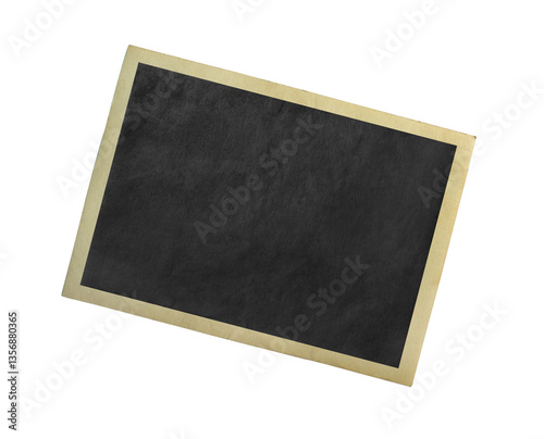 photo frame card isolated on the white backgrounds