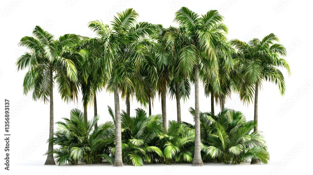 Obraz premium Green Palm Trees Collection
