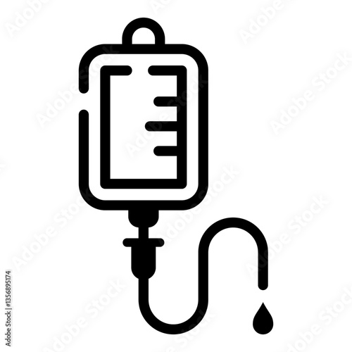 IV bag icon, Infuse Icon