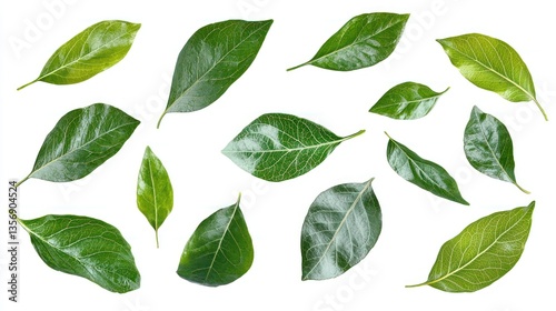 Fresh Green Leaves Collection