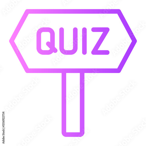quiz gradient icon