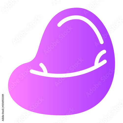 beanbag gradient icon